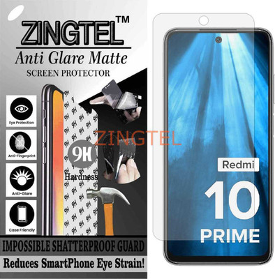 ZINGTEL Impossible Screen Guard for XIAOMI REDMI 10 PRIME (Matte Finish)(Pack of 1)