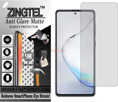 ZINGTEL Impossible Screen Guard for SAMSUNG NOTE10 LITE (Matte Finish)(Pack of 1)