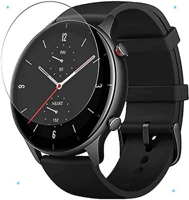 AHWAVEEDA Impossible Screen Guard for compatible for Amazfit GTR 2 / 2E Watch 5D Unbreakable Tempered Guard Film Screen Protector Pet Film(Pack of 1)