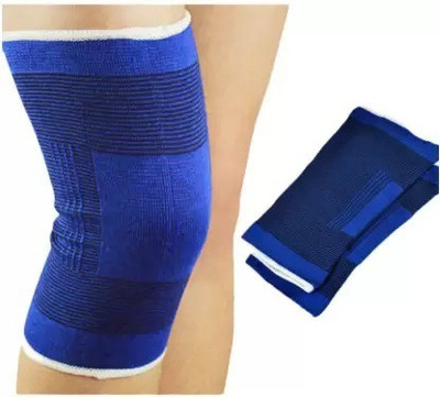 Fitty WARM LONG LASTING SUPPORT KNEE CAP FOR SPORTS MEN Knee Support(Blue)