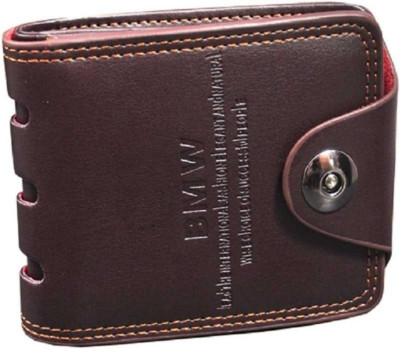 ESTILO FLEM Men Casual Brown Artificial Leather Wallet(6 Card Slots)