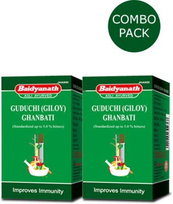 Baidyanath Guduchi (Giloy Ghanbati) Improves Immunity 120 Tablets(Pack of 2)