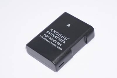 Axcess  for Nikon EN-EL14A, EN-EL14 and Nikon D3400, D5300, D5500, D5600  Battery