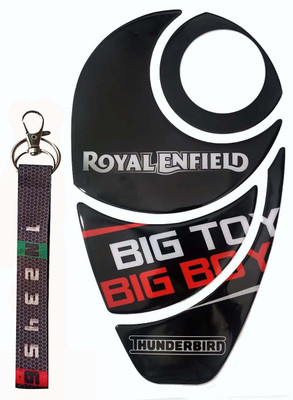 A1GRAPHIX 3D Emboss Compatible with 350 Standard &500 Electra Waterproof Bike Tank Pad