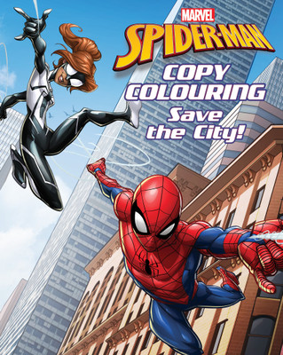 Spider-Man Copy Colouring Save the City(Paperback, Marvel)