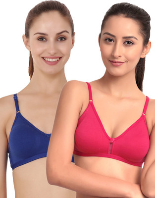Floret T-Shirt Bra Non Padded & Medium Coverage Women T-Shirt Non Padded Bra(Multicolor)