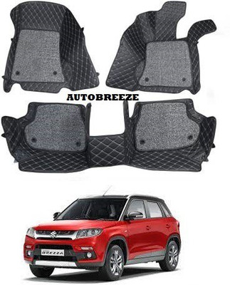 AUTOBREEZE Leatherite 7D Mat For  Maruti Vitara Brezza(Black)