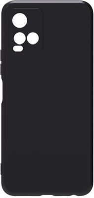 Helix Back Cover for Vivo Y21e(Black, Silicon, Pack of: 1)