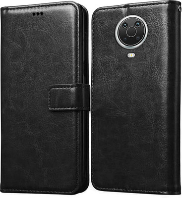 Casotec Flip Cover for Nokia G20(Black, Pack of: 1)