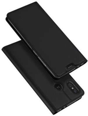 SmartLike Flip Cover for Motorola One Power (P30 Note)(Black, Shock Proof, Pack of: 1)