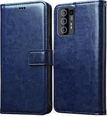 Casotec Flip Cover for Lava Agni 5G(Blue, Pack of: 1)