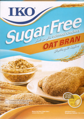 Iko SUGAR FREE OAT BRAN OATMEAL CRACKER IMPORTED Plain Biscuit(200 g)