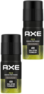 AXE PULSE BODY SPRAY DEODORANT EACH 150ML FOR MEN PACK 2 Body Spray  -  For Men(300 ml, Pack of 2)