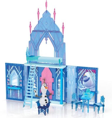 Disney Frozen 2 Elsa's Fold and Go Ice Palace, Castle Playset, Toy for Kids Ages 3 and Up(Multicolor)