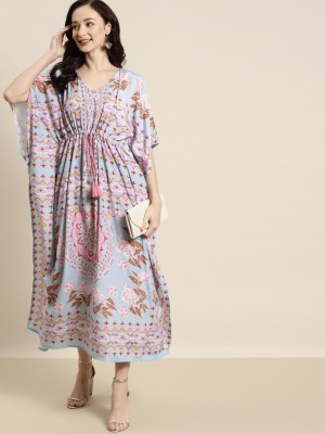 Shae by SASSAFRAS Women Kaftan Blue Dress