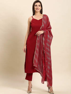 Janasya Women Kurta Pant Dupatta Set