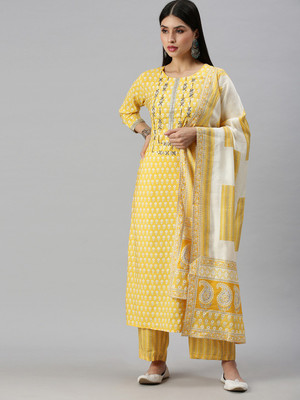 SHOWOFFFF Women Kurta Palazzo Set