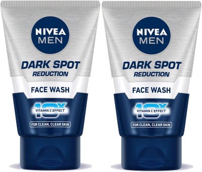 NIVEA MEN DARK SPOT REDUCTION 10X VITAMIN C EFFECT (P OF 2* 100G) Face Wash