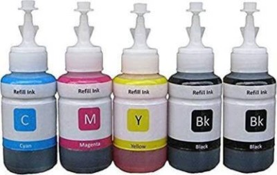 ROFIX Epson printer model L220, L100,L110,L130,L200,L210,L300,L310,L350,L355 L360 (2) Black + Tri Color Combo Pack Ink Bottle