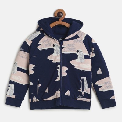 MINI KLUB Full Sleeve Printed Baby Boys Jacket