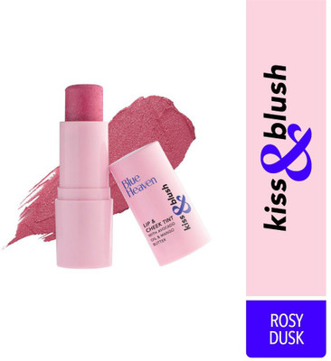 BLUE HEAVEN Kiss & Blush, Lip and Cheek Tint, Rosy Dusk, 8.5gm Rosy dusk(Pack of: 1, 8.5 g)