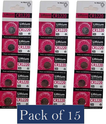 3REE CR1220  Battery(Pack of 15)