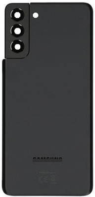 Sandreezz Samsung S21 Plus (with Camera Lens) (with Proper Logo) (Glass) Back Panel(Phantom Black)