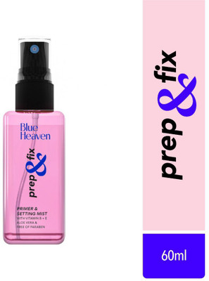 BLUE HEAVEN Prep & Fix, Makeup Setting Mist, 60ml Primer  - 60 ml(Transparent)