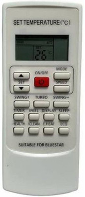 BLIKSEM LE275 BLUE STAR FOR Split AC /Window AC Please Match The OLD Image Remote Controller(White)