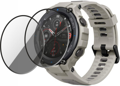 JSGROWITTECH Edge To Edge Screen Guard for Amazfit T ReX Pro(Pack of 2)