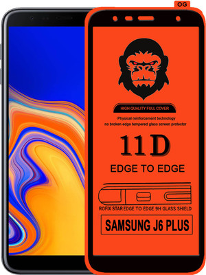 Rofix star Edge To Edge Tempered Glass for SAMSUNG GALAXY J6 PLUS(Pack of 1)