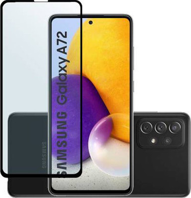 SM Styles Edge To Edge Tempered Glass for Samsung Galaxy A72(Pack of 1)