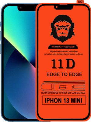 Rofix star Edge To Edge Tempered Glass for APPLE IPHONE 13 MINI(Pack of 1)