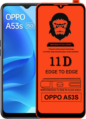 Rofix star Edge To Edge Tempered Glass for OPPO A53S 5G(Pack of 1)
