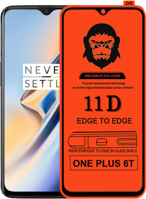 Rofix star Edge To Edge Tempered Glass for OnePlus 6T(Pack of 1)