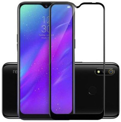 Shree Store Edge To Edge Tempered Glass for Realme 3(Pack of 1)