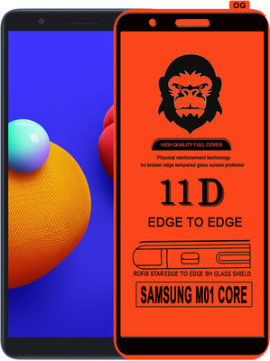 Rofix star Edge To Edge Tempered Glass for SAMSUNG GALAXY M01 CORE(Pack of 1)