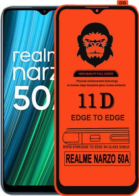 Rofix star Edge To Edge Tempered Glass for REALME NARZO 50A(Pack of 1)
