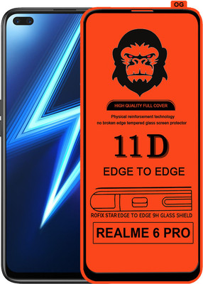 Rofix star Edge To Edge Tempered Glass for REALME 6 PRO(Pack of 1)