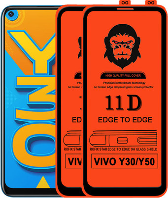 Rofix star Edge To Edge Tempered Glass for VIVO Y50(Pack of 2)