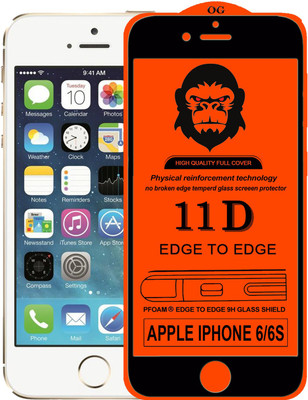 Rofix star Edge To Edge Tempered Glass for Apple iPhone 6s(Pack of 1)