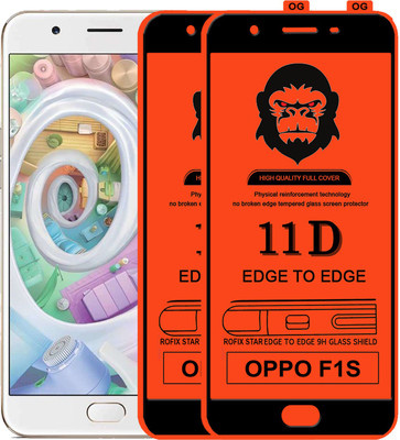 Rofix star Edge To Edge Tempered Glass for Oppo F1s(Pack of 2)