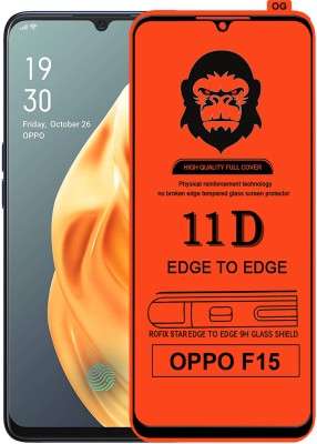 Rofix star Edge To Edge Tempered Glass for OPPO F15(Pack of 1)