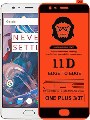 Rofix star Edge To Edge Tempered Glass for OnePlus 3T(Pack of 1)