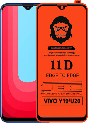Rofix star Edge To Edge Tempered Glass for VIVO Y19(Pack of 1)