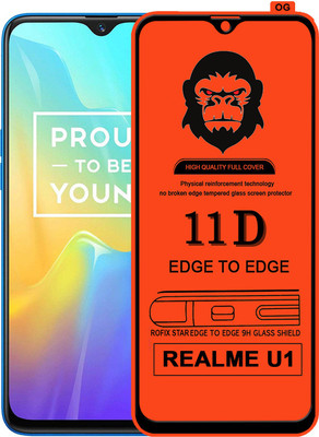 Rofix star Edge To Edge Tempered Glass for Realme U1(Pack of 1)