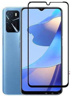 SM Styles Edge To Edge Tempered Glass for Oppo A16(Pack of 1)