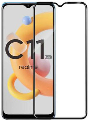SM Styles Edge To Edge Tempered Glass for Realme C11 (2021)(Pack of 1)