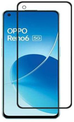 Shree Store Edge To Edge Tempered Glass for Oppo Reno6 5G(Pack of 1)