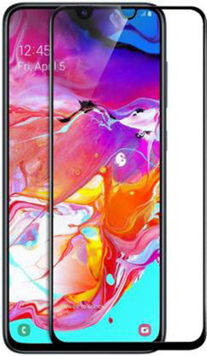 SM Styles Edge To Edge Tempered Glass for Samsung A70(Pack of 1)